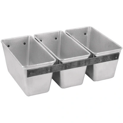 Хлебная форма Л-7 3-х секционная 34*22*11,5см, 2,010гр