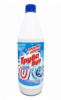 Средство от засоров Трубобур для сильных засоров 1л