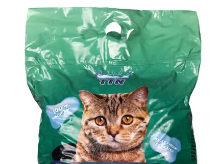 Наполнитель для кошачьего туалета "TTN" древесный 5л