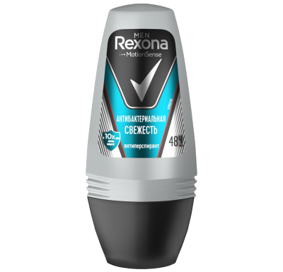 Дезодорант Rexona MEN Антибактериальная свежесть ролик 50мл