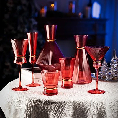 Бокал для мартини 220 мл VIVALDI в наборе 6шт, красный_7