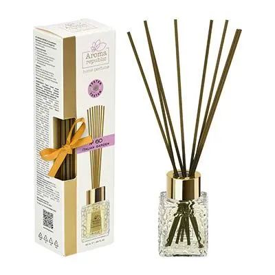 AROMA REPUBLIC Ароматический диффузор в стеклянном флаконе 50 мл,"№60 Italian garden" /12