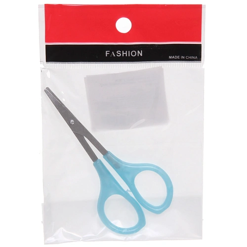 Ножницы маникюрные в пакете Классические, овальные кольца, цвет микс 9,5см_9