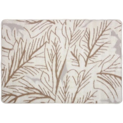 Коврик для ванной 80*120 "Флора" молочный