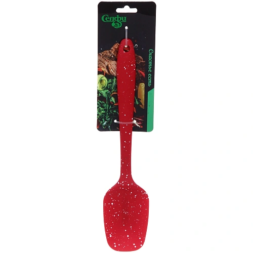 Лопатка кухонная силиконовая "Bon appétit" узкая