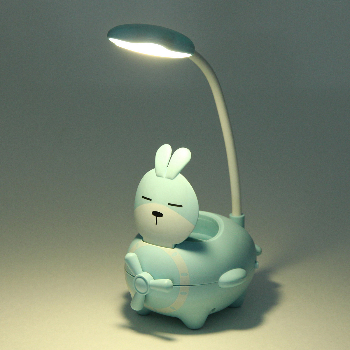 Настольная лампа "Sweet - Зверюшка" LED, USB 3w 5v, Голубой