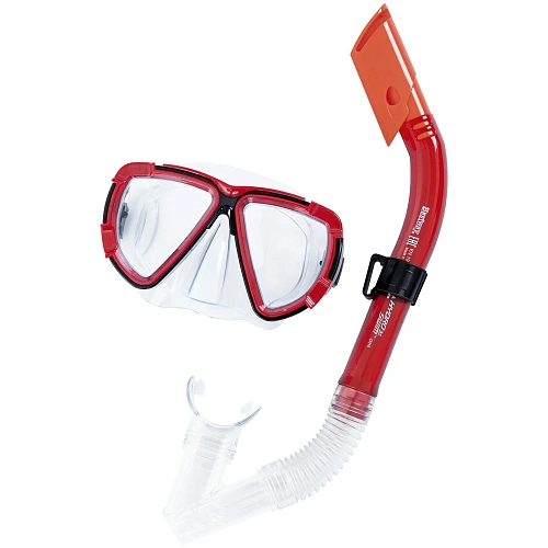 Набор для подводного плавания от 14 лет Blackstripe маска,трубка Bestway (24029)_3
