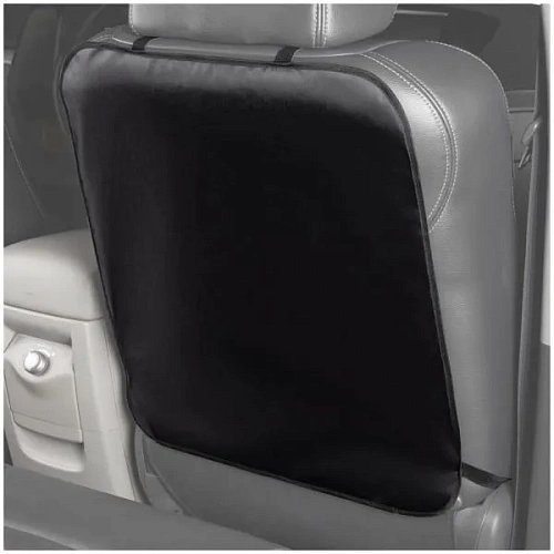 Защита спинки сиденья 57*50 см, пвх, цвет: чёрный