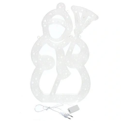 Световое панно, 40см,Снеговик мультицвет_6