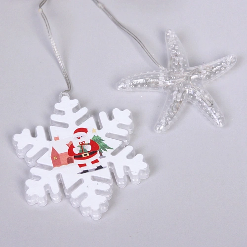 Гирлянда для дома БАХРОМА ш3мв0,70,5м 96 ламп LED Снежная ночь, прозрачн провод,8 реж,IP-20 Мультицвет (возможность соединения)_8