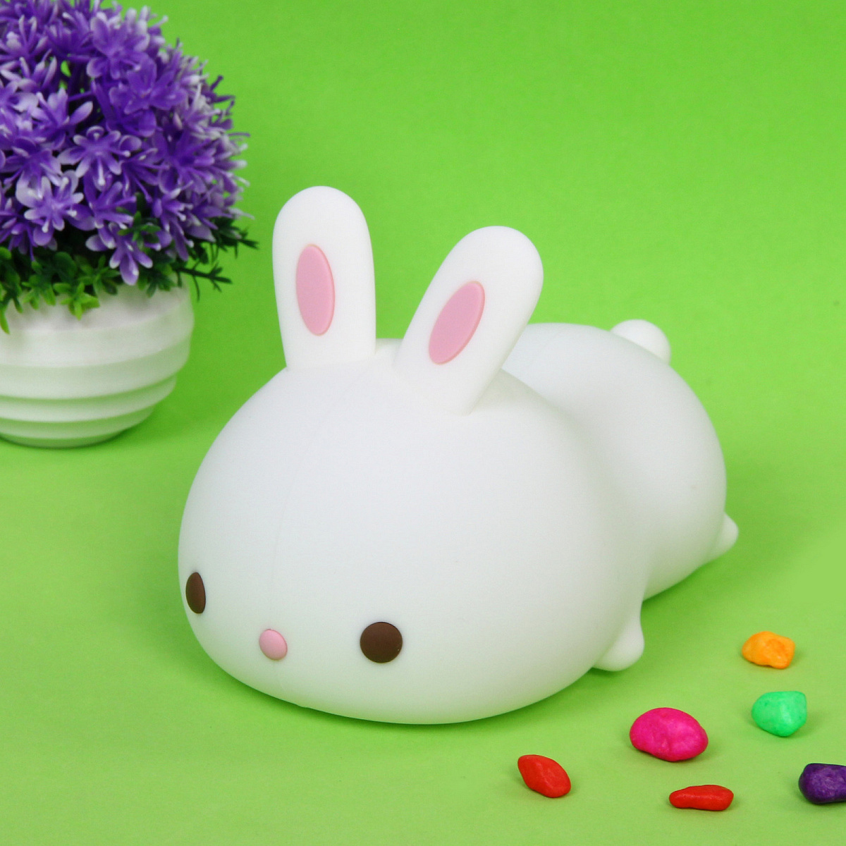 Ночник "Сute rabbit" 14,6*9,7*10,5 см USB 0.45w 5 v