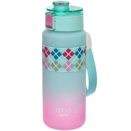 Бутылка питьевая пластиковая 750мл Настроение, микс цветов_11