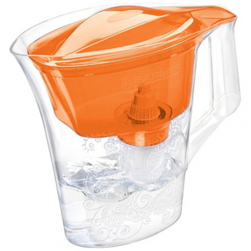 Фильтр для воды Барьер ТАНГО 2,5л оранжевый с узором
