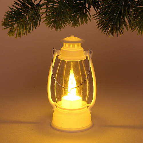 Сувенир с подсветкой "Лампа - Семейный вечер" 6*6*13 см, Белый