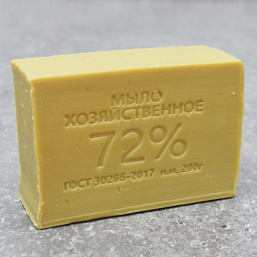 Мыло хозяйственное 72% 200г  