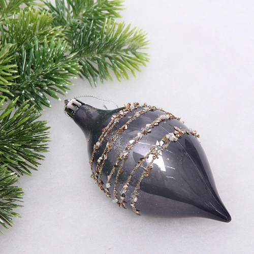 Набор украшений SHINE Star Thread 13,8х6,5 см (2 шт), grey_4