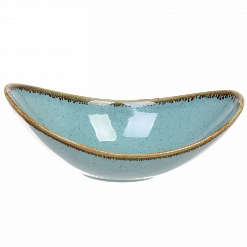 Салатник керамический "Tiffany Blue" 19,6*10,6*6,8см