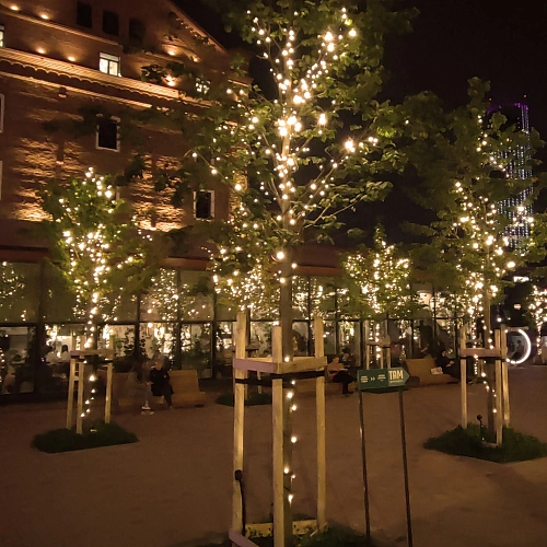 Гирлянда для улицы 16м 180 ламп LED чёрный провод, 8 реж IP-65, Теплый белый (возможность соединения)_11