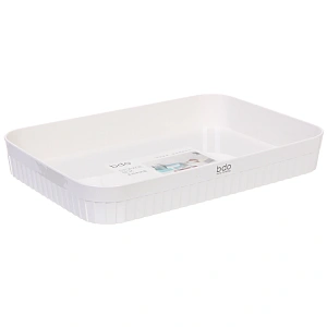 Корзина - органайзер  "БИСКОТТИ", цвет белый, 33.5*23*4.5см