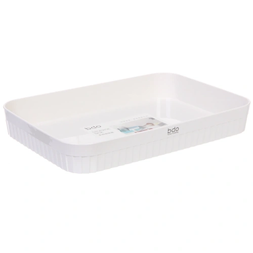 Корзина - органайзер  "БИСКОТТИ", цвет белый, 33.5*23*4.5см