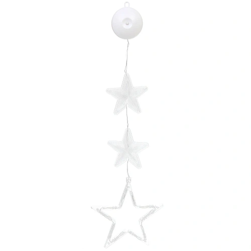 Фигура светодиодная Звездочка 175185 см (батарейки 3 ААА), 1 реж, Белый_6