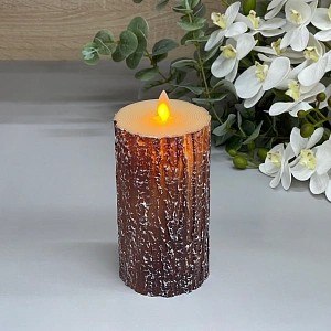 Сувенир с подсветкой "Свеча - Дерево" 7,5*15 см (работает от батареек 3 ААА)