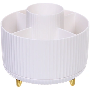 Органайзер для хранения "ПИАНОНО", цвет белый, поворот 360, 14*15см (коробка)