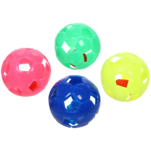 Игрушки в наборе 4шт "МУРОЧКИН", мячики, цвет микс, d-3.5см