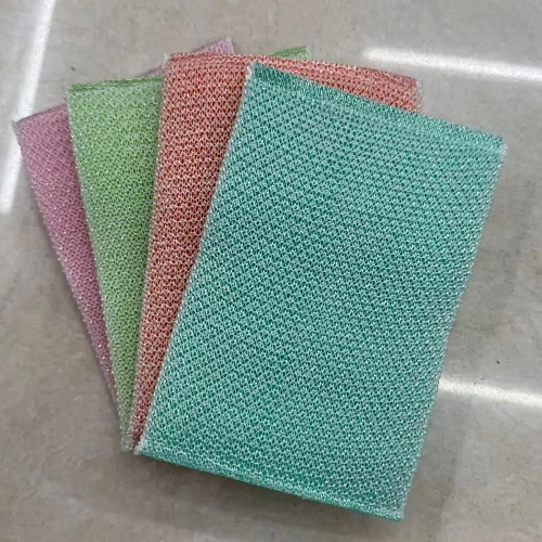 Губка для посуды универсальная 13*9*0.5 см, набор 4 шт