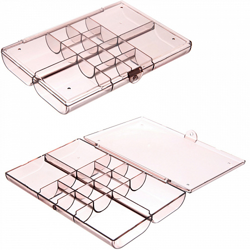 Органайзер для хранения "ТАРТИ ТАН", цвет прозрачный, 13*18.5*3см (упаковка коробка)