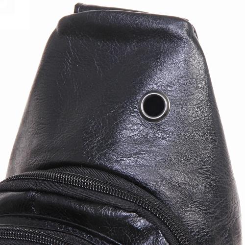 Сумка мужская Major-crocodile, цвет черный, два отделения, 29175,5см_11