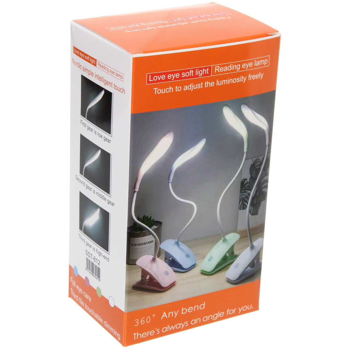 Настольная лампа "Light" LED + USB 35*12*5 см, USB 2.w 5v, Зеленый