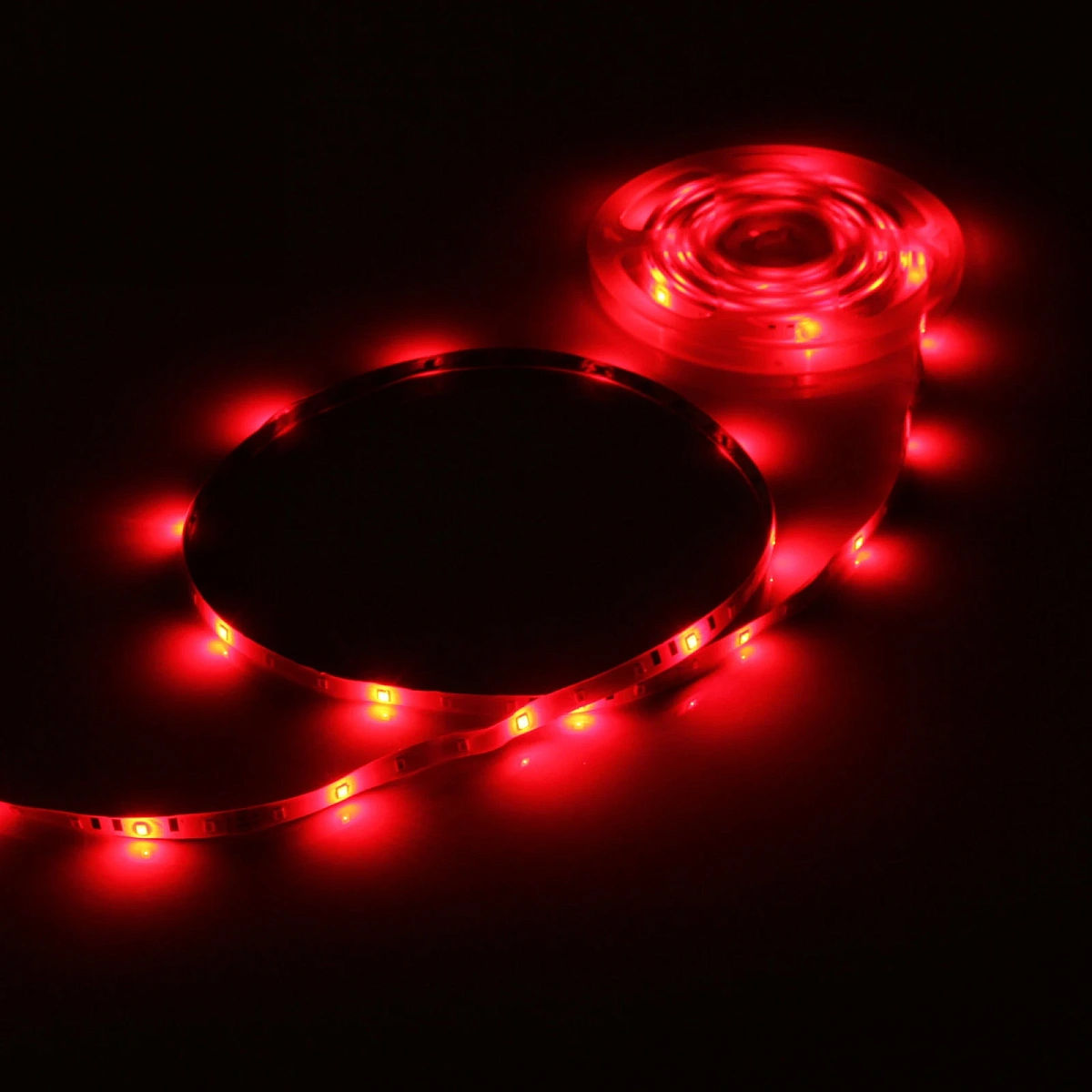 Гирлянда для дома Лента светодиодная самоклейка 5м*8мм, 270 ламп LED, 8 реж, с пультом, степень защиты IP64, RGB