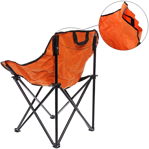 Кресло складное до 100 кг TJ-2000, 604670 см, цвет оранжевый_5