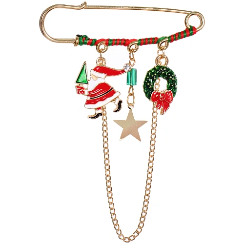 Брошь - булавка новогодняя Best Podarok - Дед Мороз , 77см_2