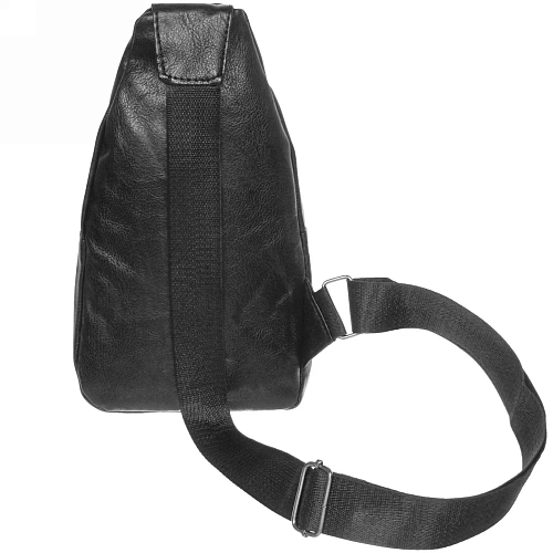 Сумка мужская Major-crocodile, цвет черный, два отделения, 29175,5см_7