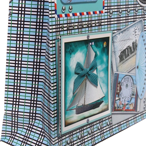 Пакет подарочный Винтаж 314212 см, микс_16