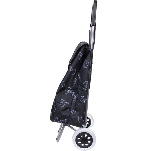 Тележка хозяйственная с сумкой (922733см, колеса 16см,грузоподъемность до 30 кг) грибы DC308_4