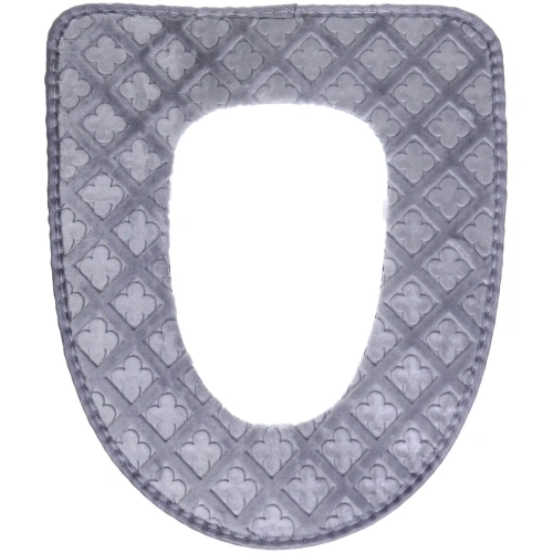 Чехол для сиденья унитаза "Soft"серый