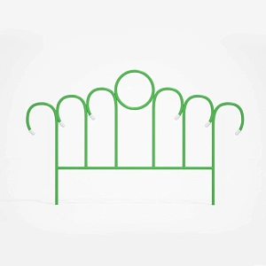 Заборчик садовый "Восход" 45*73*365см (5 деталей)