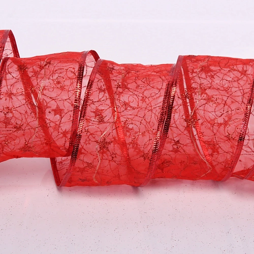 Гирлянда для дома ЛЕНТА ДЕКОРАТИВНАЯ  Волшебство 2,0 м, 6 см, 20 ламп LED (на батарейках), Красный (подсветка красный)_6