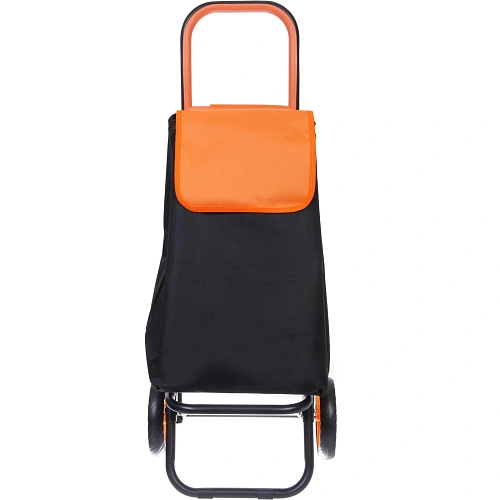 Тележка хозяйственная с сумкой (932538см, колеса 16см,грузоподъемность до 30 кг) оранжевая DC307_3