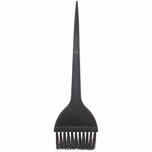 Кисть для окрашивания волос, широкая, 21 х 6 см, цвет чёрный