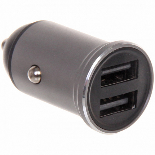 Зарядное устройство автомобильное Carsun С2121 (USBх2,2.4А,12-24V,алюминий)
