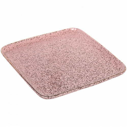 Тарелка керамическая "Pink Stone" 26,5*26,5*2,3см