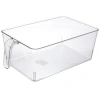 Органайзер для хранения с ручкой "ФЛАТТО", прозрачный, 30*17.5*11см