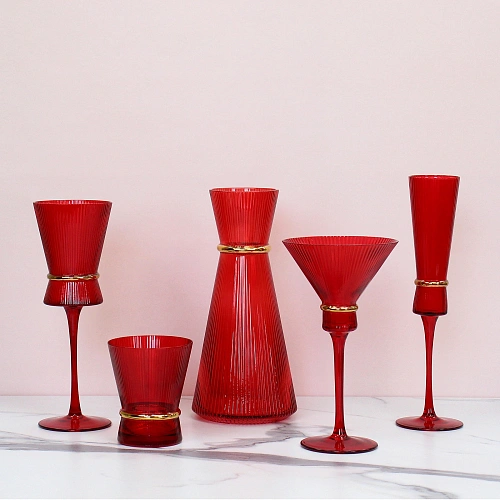 Стакан низкий 300мл VIVALDI в наборе 6шт, красный_9