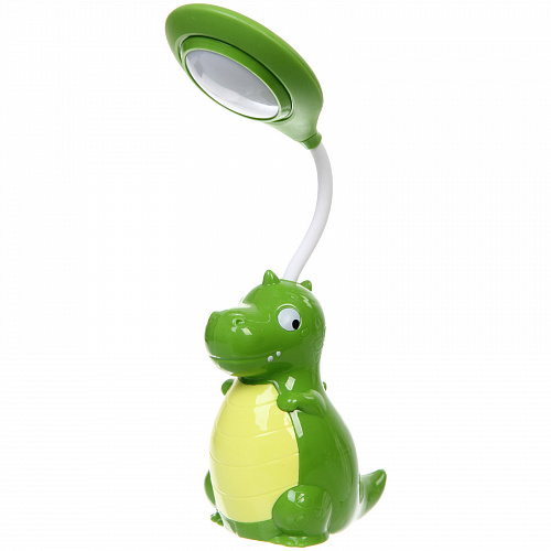 Настольная лампа "Sweet - Дино" 7*13*25 см LED, USB 1w 5v, Желтый/зеленый