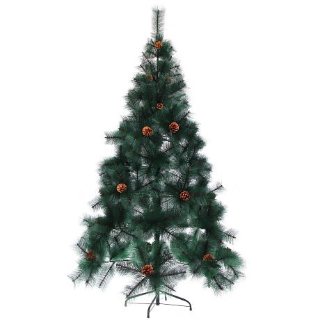 Ёлка "Волшебная шишка" 180 см, леска + шишки (267 ветки)
