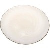 Тарелка стеклянная "Фьюжн" 32см перламутр